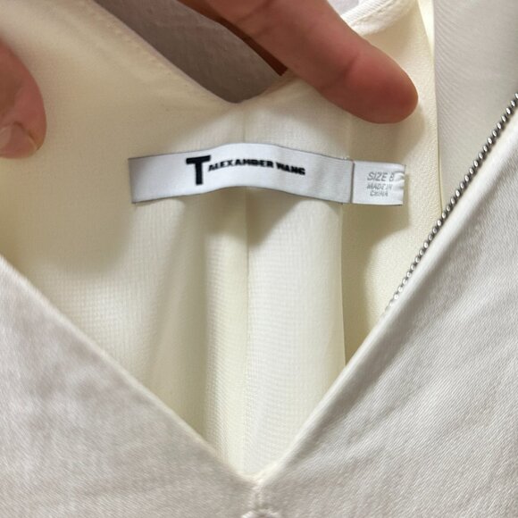 T Alexander Wang Sleeveless V-Neck Chain Detail Swing Dress - Picture 9 of 9